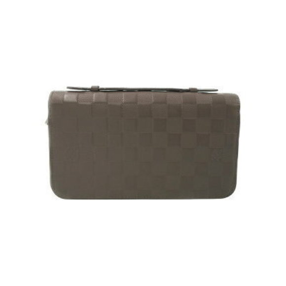 Louis Vuitton Damier Infini Black Zippy Zip Long Wallet - Picture 1 of 5